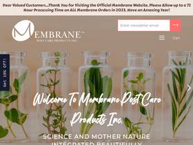 membranepostcare.com homepage screenshot