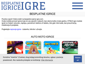 'besplatne-igrice-igre.com' screenshot