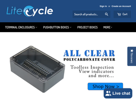 litecycle.com homepage screenshot