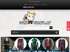 'procosplay.com' screenshot
