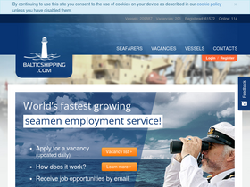 'balticshipping.com' screenshot