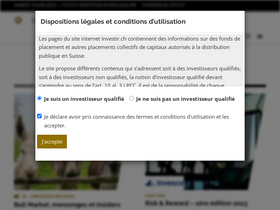 'investir.ch' screenshot