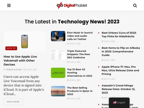 'digitalphablet.com' screenshot