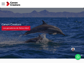 'canon-creators.com' screenshot