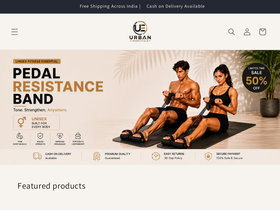 urbanessentials.co.in homepage screenshot