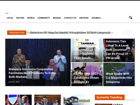 'borneotoday.net' screenshot