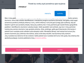 'panele.lt' screenshot