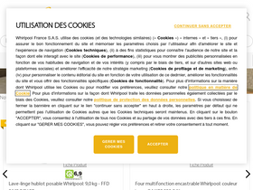 'whirlpool.fr' screenshot