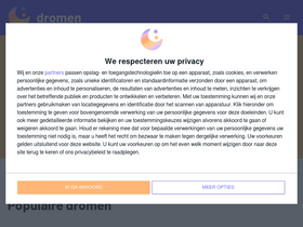 'dromen.site' screenshot