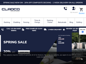 'cladcodecking.co.uk' screenshot