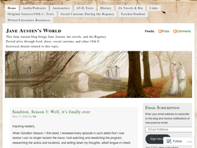 'janeaustensworld.com' screenshot