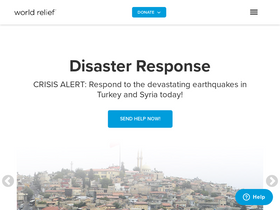 'worldrelief.org' screenshot