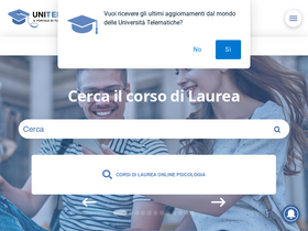 'unitelematiche.it' screenshot