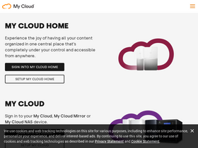 'mycloud.com' screenshot