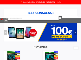 'todoconsolas.com' screenshot