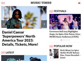 'musictimes.com' screenshot
