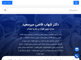 'drshahabmirsaeid.com' screenshot