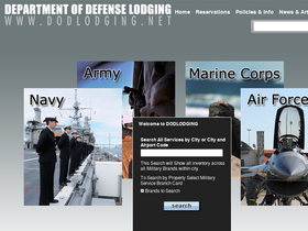 'dodlodging.net' screenshot