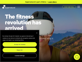 'getsupernatural.com' screenshot