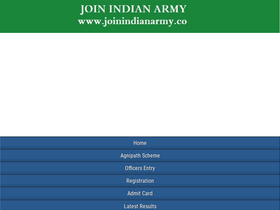 'joinindianarmy.co' screenshot