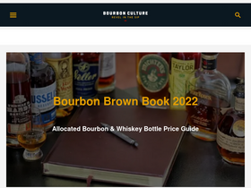 'thebourbonculture.com' screenshot