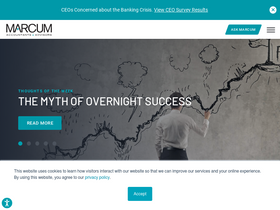 'marcumllp.com' screenshot