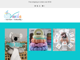 varda.com.au homepage screenshot