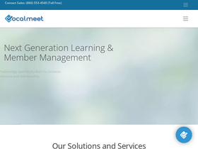 'vocalmeet.com' screenshot