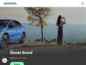 'microsites.skoda-auto.com' screenshot