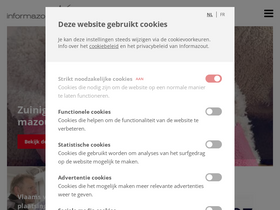 'informazout.be' screenshot