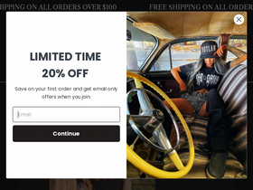 thedriveclothing.com homepage screenshot