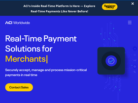 'aciworldwide.com' screenshot