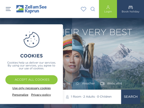 'zellamsee-kaprun.com' screenshot