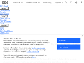 'ibmcloud.com' screenshot