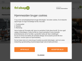 'frishop.dk' screenshot