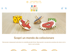 playwoodcards.com homepage screenshot