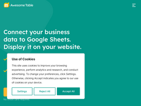 'awesome-table.com' screenshot
