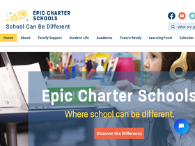 'epiccharterschools.org' screenshot