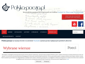 'polska-poezja.pl' screenshot