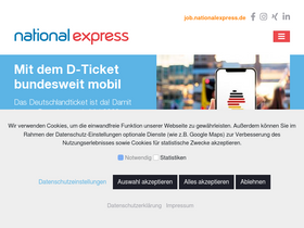 'nationalexpress.de' screenshot