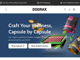 dodrax.com homepage screenshot