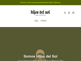 casacervecerahijosdelsol.com homepage screenshot