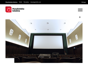 'muzykotekaszkolna.pl' screenshot