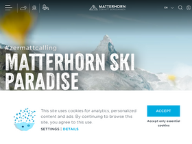 'matterhornparadise.ch' screenshot