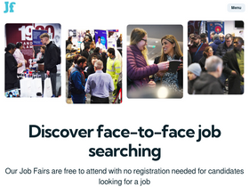 'thejobfairs.co.uk' screenshot