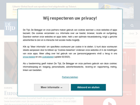 'belegger.tijd.be' screenshot