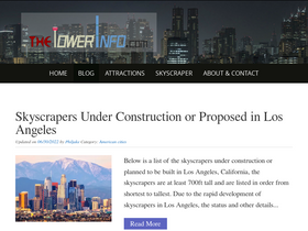 'thetowerinfo.com' screenshot