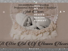 aweebitofheavennursery.com.au homepage screenshot