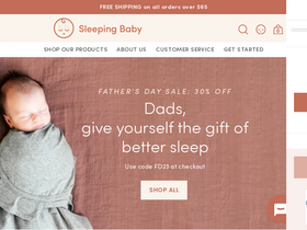 'sleepingbaby.com' screenshot