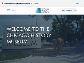 'chicagohistory.org' screenshot